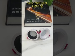 2.5inch 7w Cut Hole 75mm AC 85-265V Three-color Adjustable Deep Anti-glare  LED Recessed Down lights