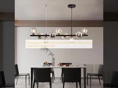 Dining Room Home Decor Chandelier Glass Magic Bean Lamp LED Pendant Light
